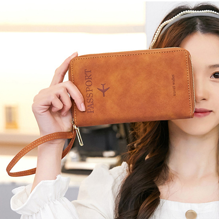 custom leather passport holder Dixianbags